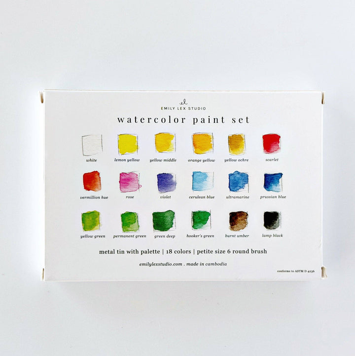 Emily Lex Watercolor Paint Set