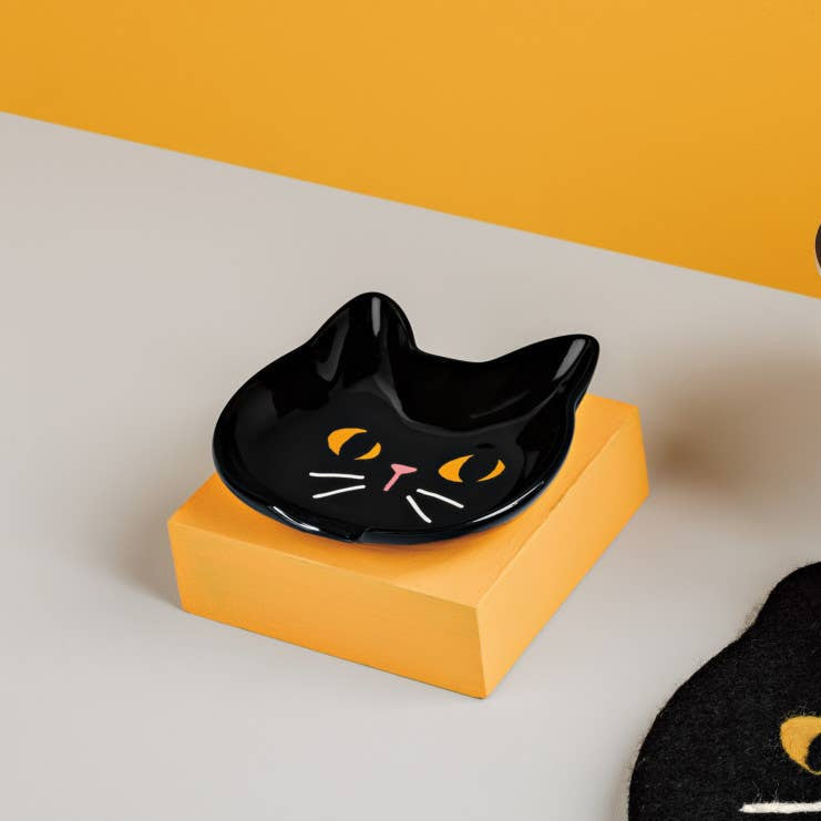 Black Cat Spoon Rest