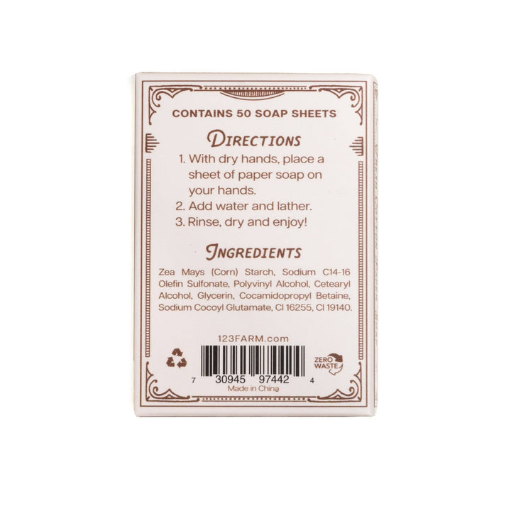Fresh Cotton Paper Soap Sheets