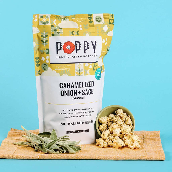 Caramelized Onion + Sage Popcorn