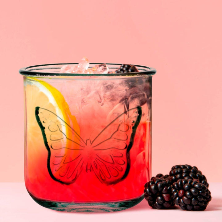 Butterfly Glass Tumbler
