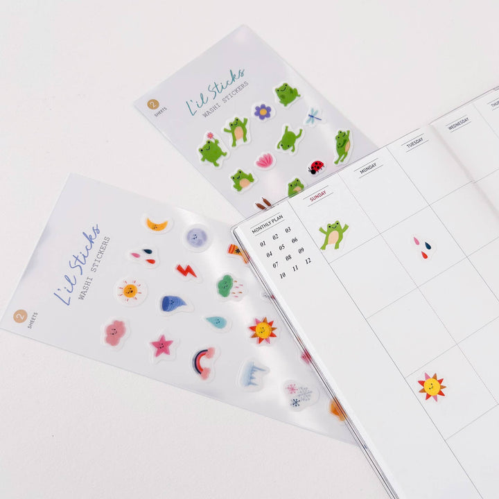 Little Frogs Washi Stickers