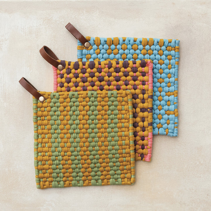Woven Cotton Pot Holder