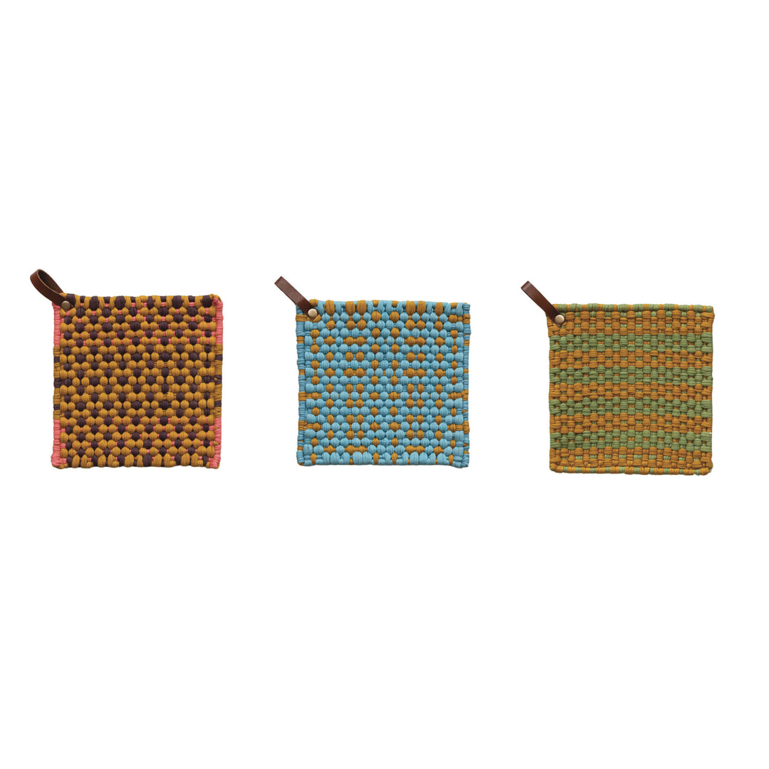 Woven Cotton Pot Holder