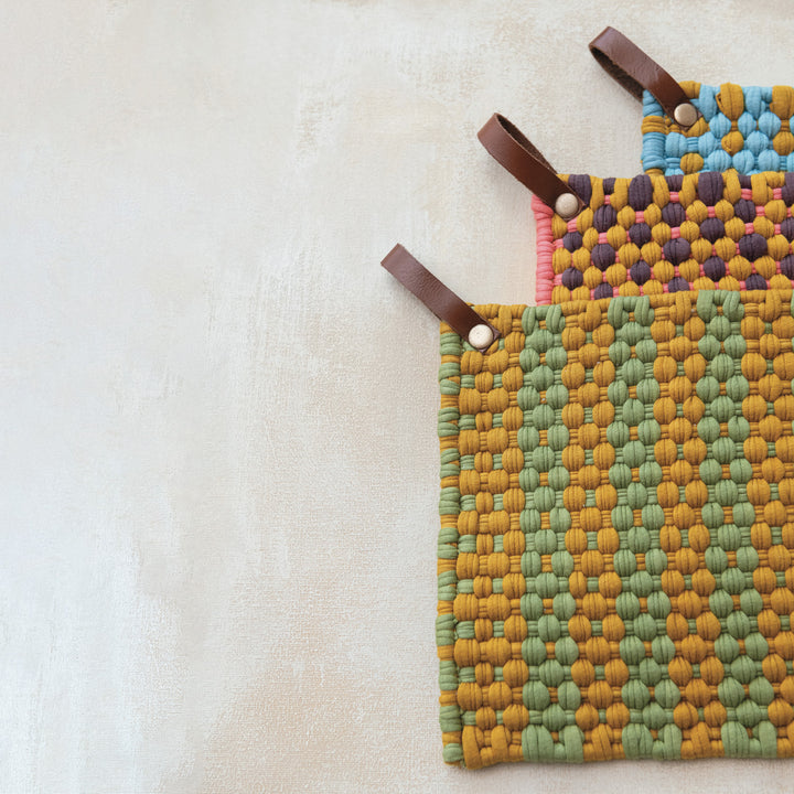 Woven Cotton Pot Holder