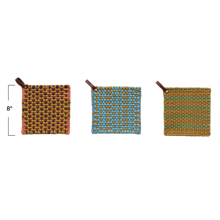Woven Cotton Pot Holder