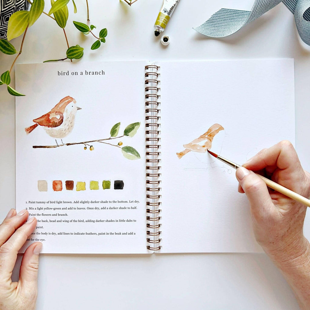 Animals Watercolor Workbook - Merry Pigletsemily lex studio