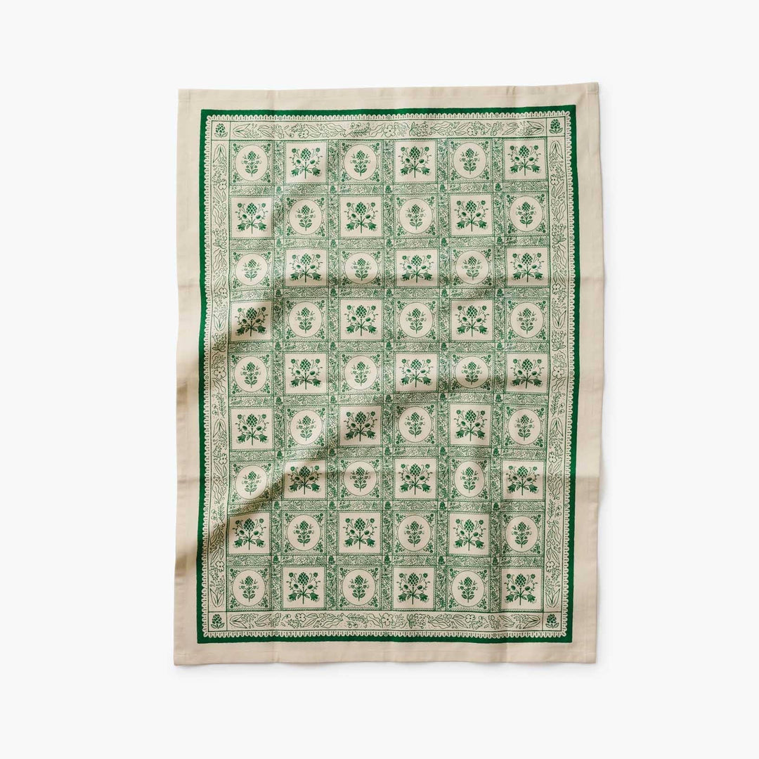 Artichoke Tea Towel - Merry PigletsRifle Paper Co.