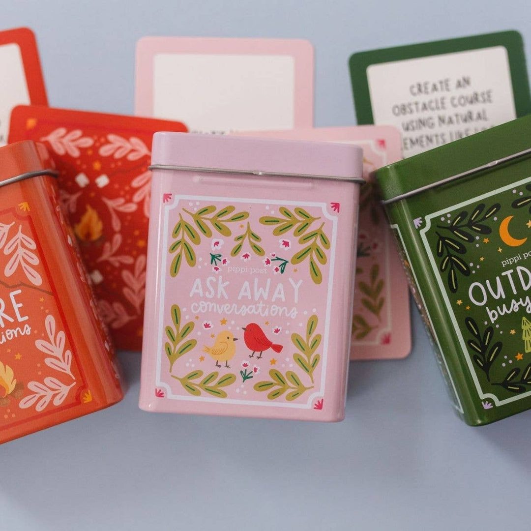 Ask Away Conversation Cards - Merry PigletsPippi Post