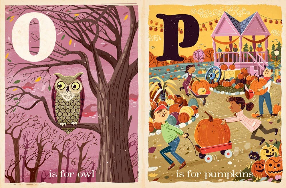 B is for Boo: A Halloween Alphabet Board Book - Merry PigletsGibbs Smith