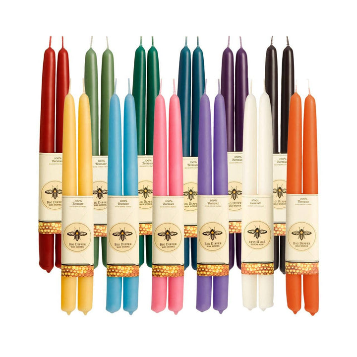 Sage Beeswax Taper Candles