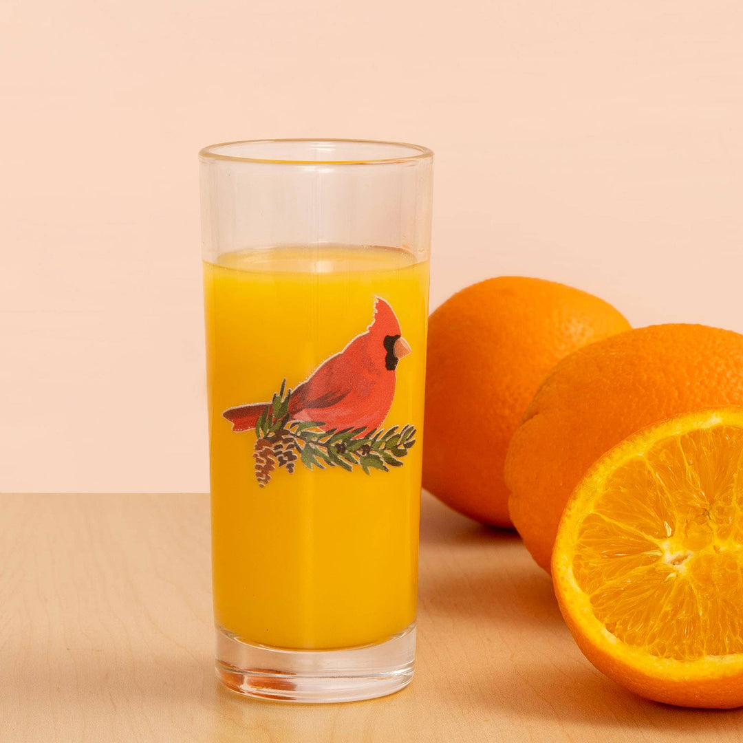 Cardinal Juice Glass