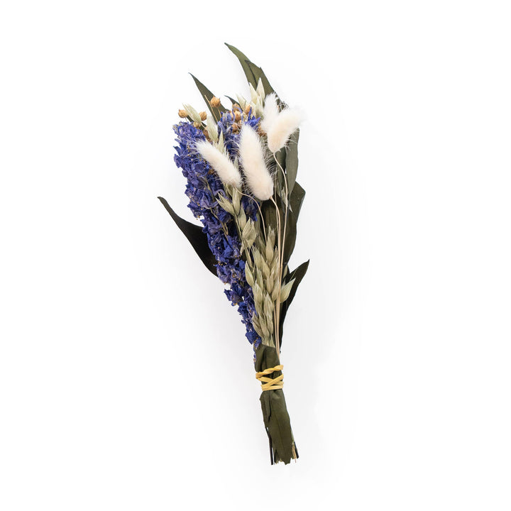 Purple Larkspur & Bunny Tail Mini Bouquet
