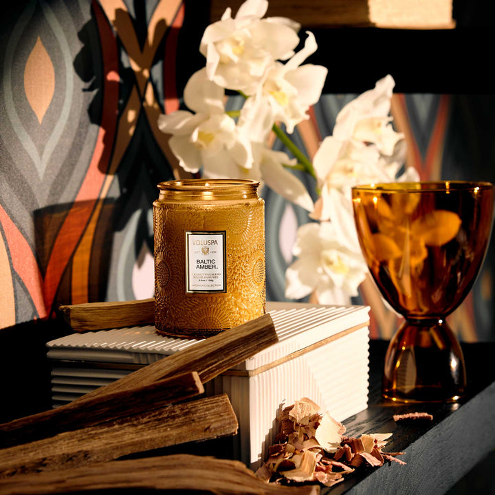 Baltic Amber Small Jar Candle - Merry PigletsVoluspa