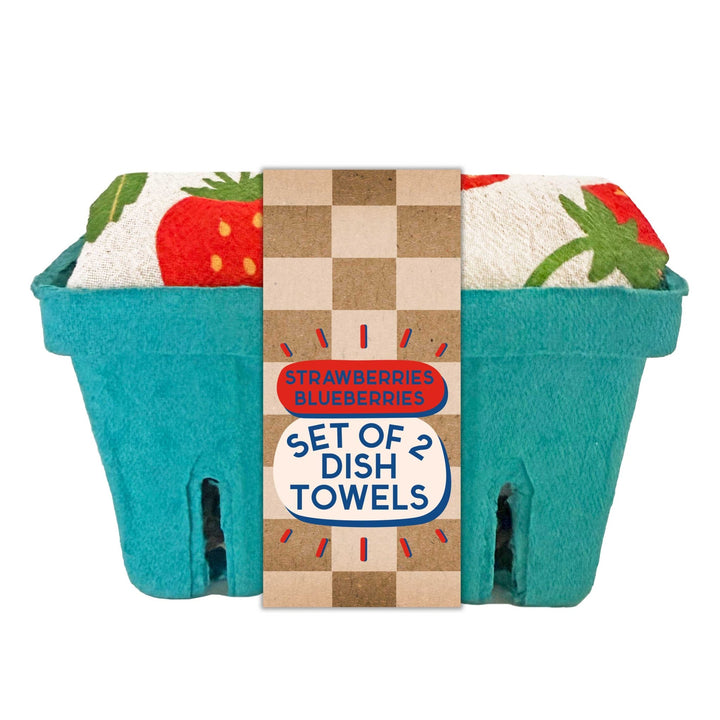 Berry Basket Tea Towel Set - Merry PigletsThe Neighborgoods