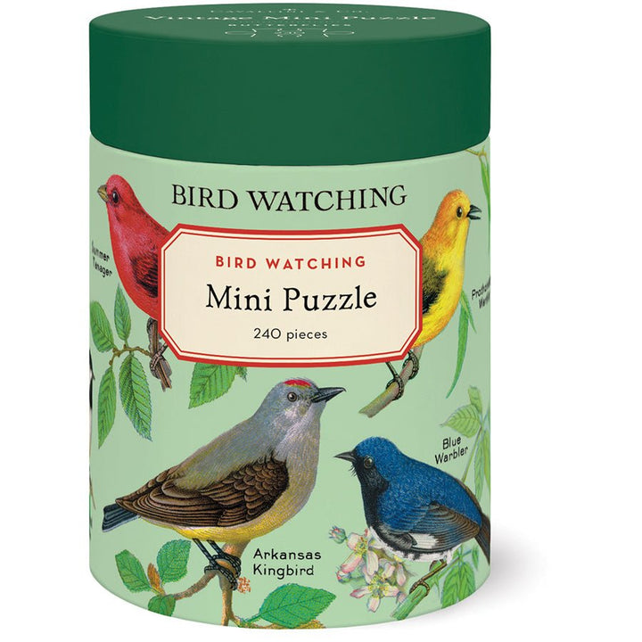 Bird Watching Mini Puzzle - Merry Piglets Cavallini Papers & Co.