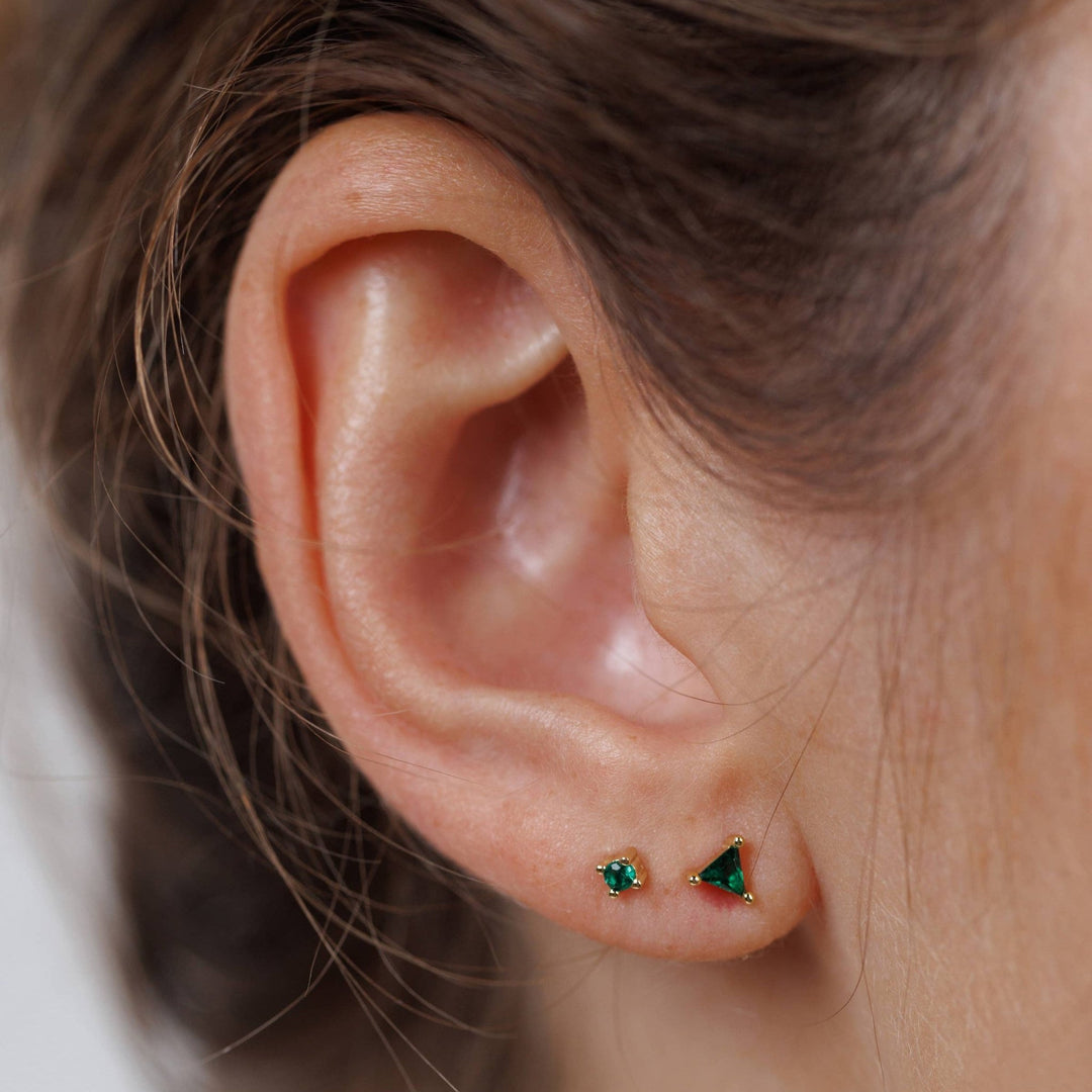 Birthstone Stud Gold Earrings Set - Merry PigletsJaxKelly