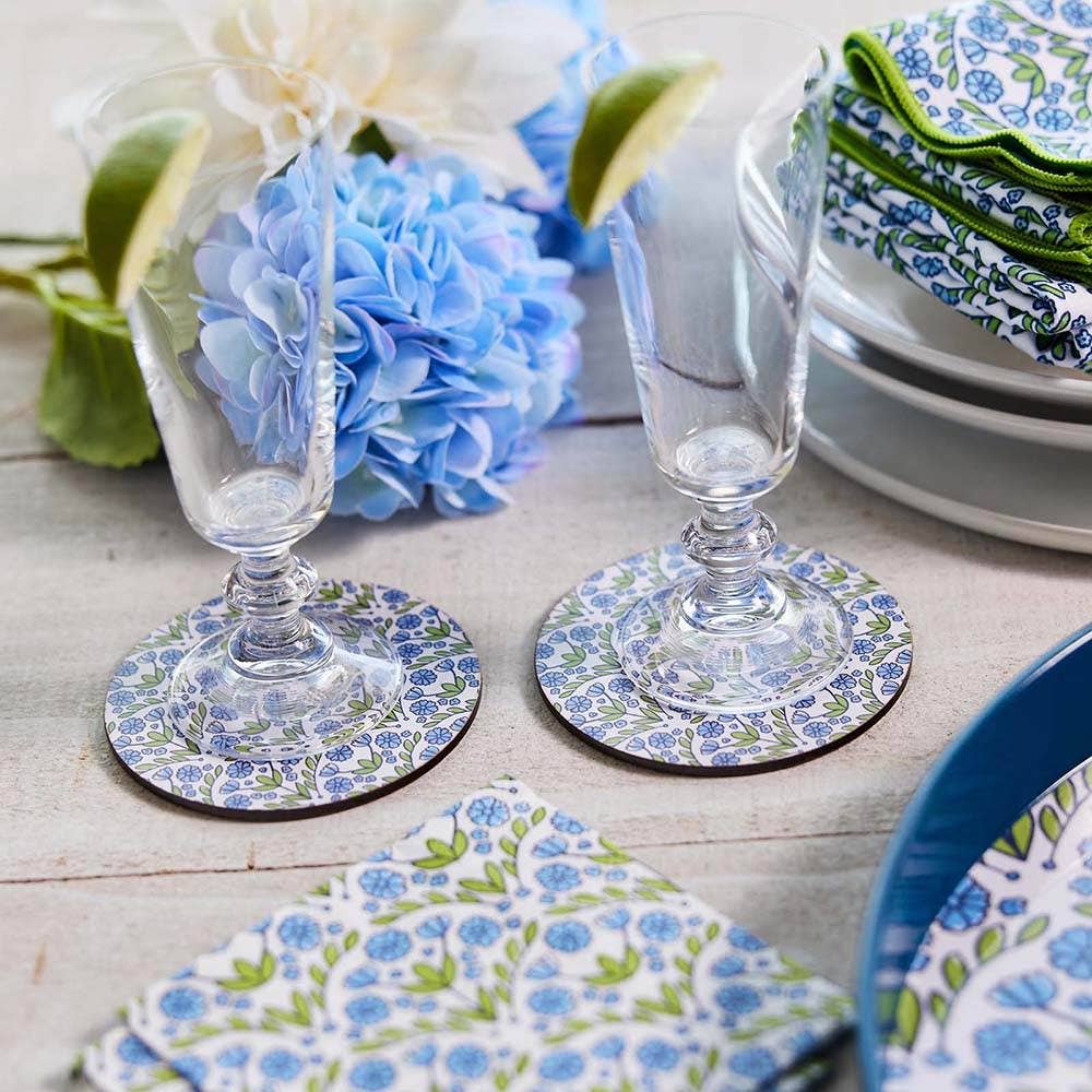 Blaire Round Coaster Set - Merry Pigletsrockflowerpaper