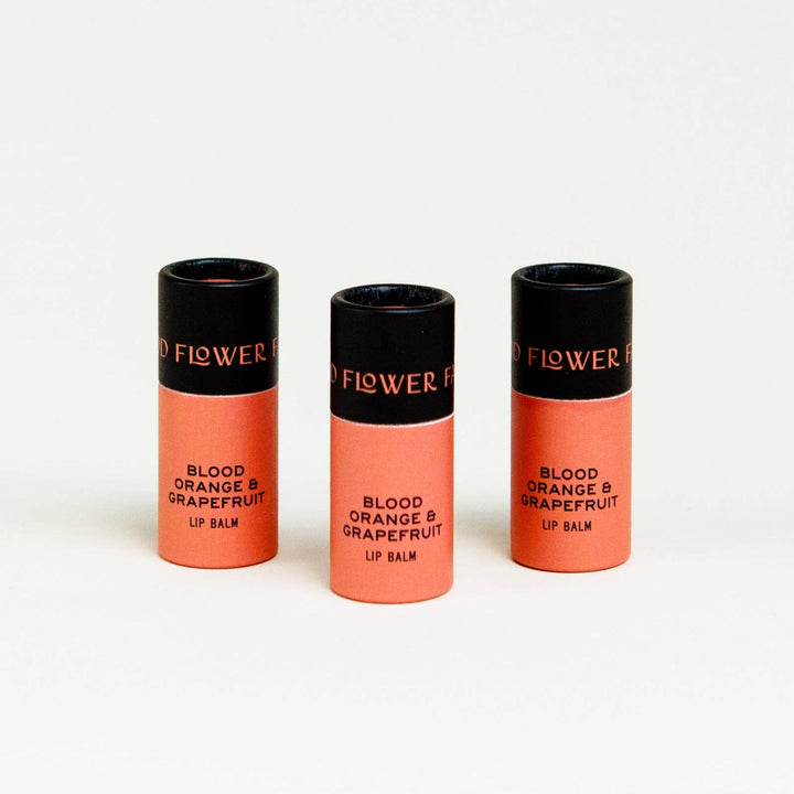 Blood Orange & Grapefruit Lip Balm - Merry PigletsGood Flower Farm