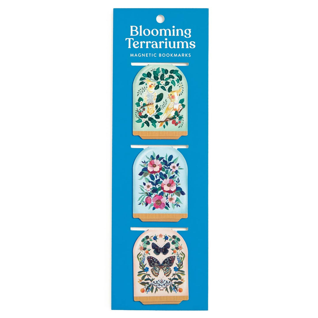 Blooming Terrariums Magnetic Bookmarks - Merry PigletsGalison