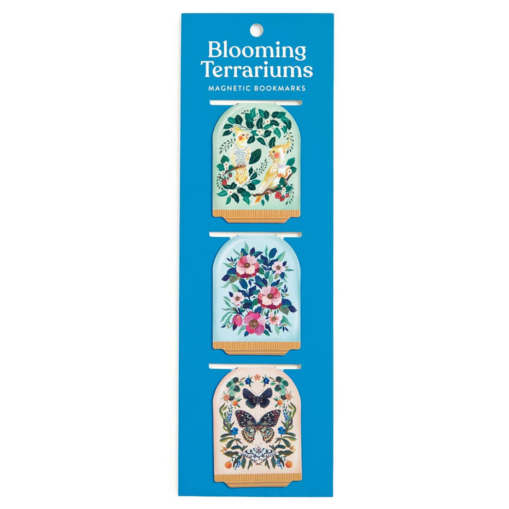 Blooming Terrariums Magnetic Bookmarks - Merry PigletsGalison