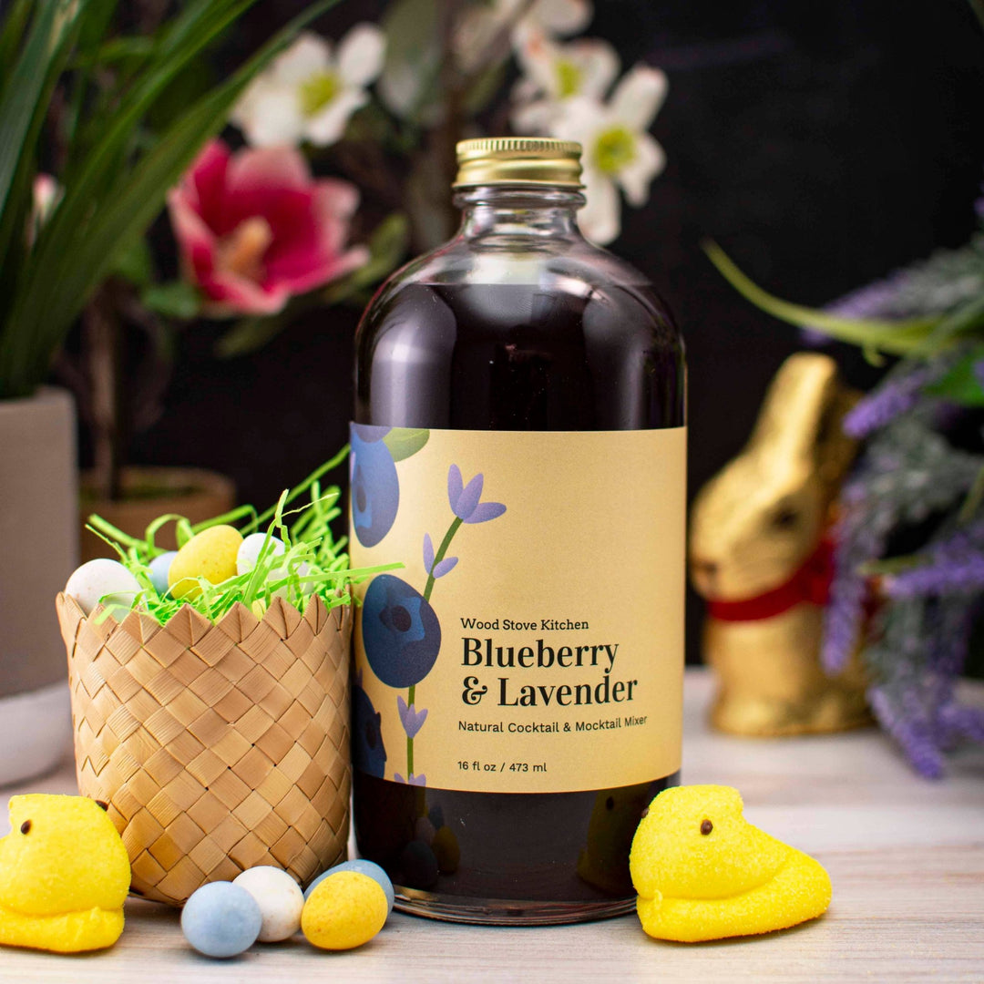 Blueberry and Lavender Cocktail & Mocktail Mixer - Merry PigletsWood Stove Kitchen