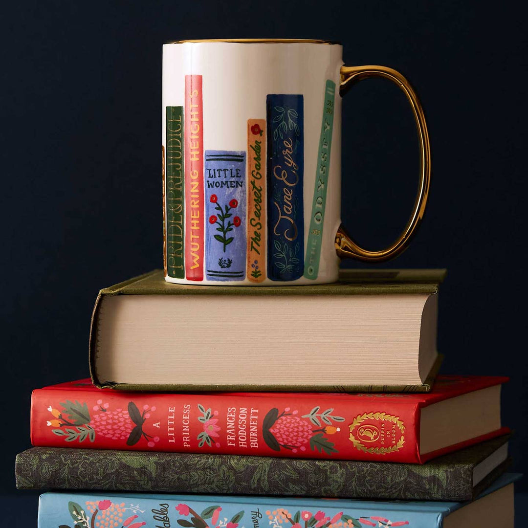 Book Club Porcelain Mug - Merry PigletsRifle Paper Co.