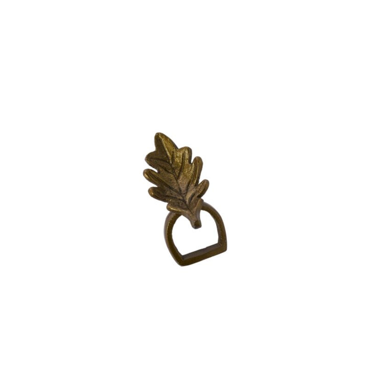 Bronze Oak Leaf Napkin Ring - Merry PigletsMerry Piglets