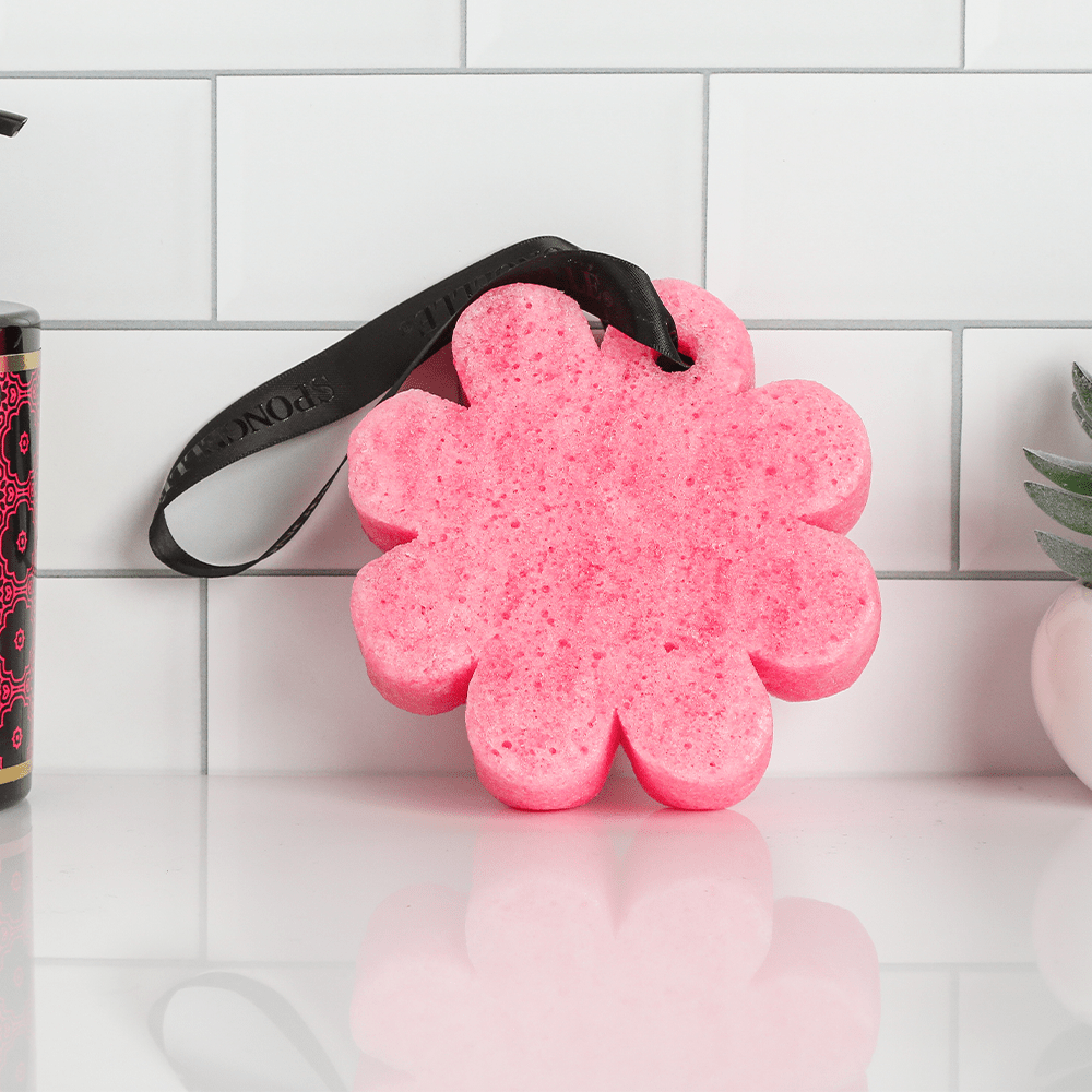 Bulgarian Rose Wild Flower Spongette - Merry PigletsSpongellé