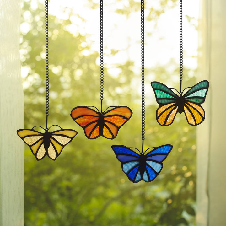 Butterfly Kaleidoscope Stained Glass - Merry PigletsRiver of Goods