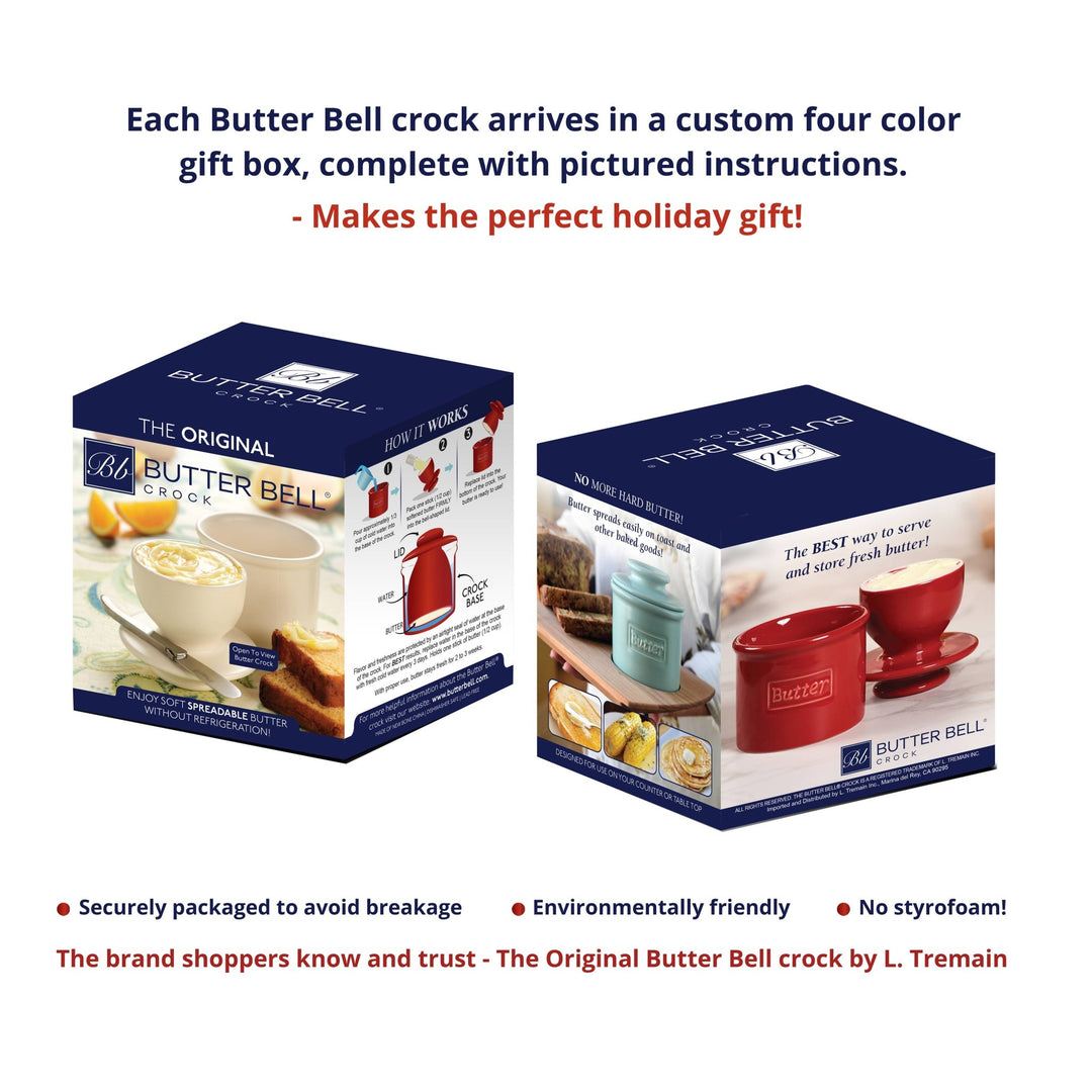 Cafe Matte Beige Butter Bell Crock - Merry PigletsThe Original Butter Bell® Crock