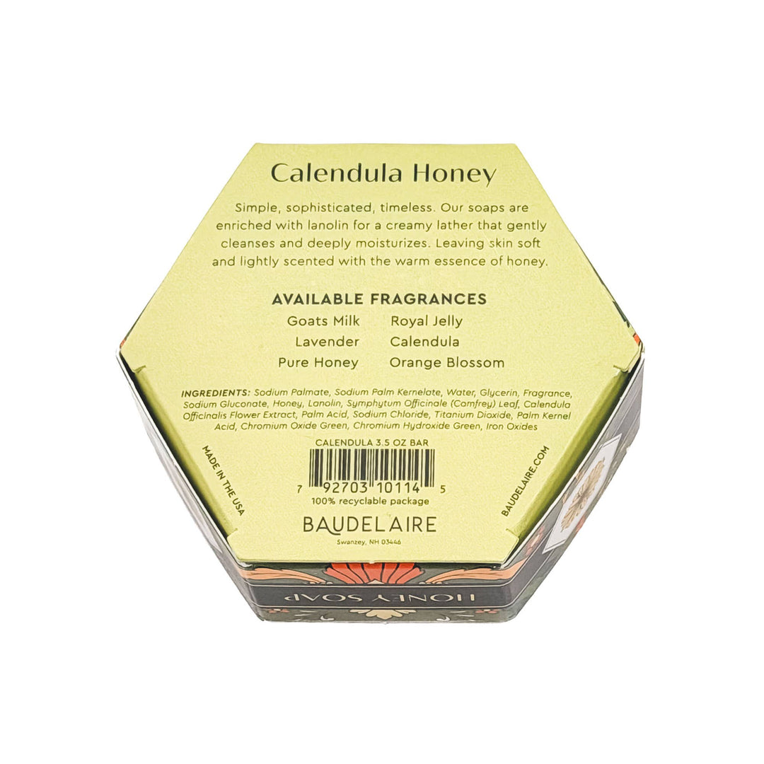 Calendula Honey Soap - Merry PigletsBaudelaire