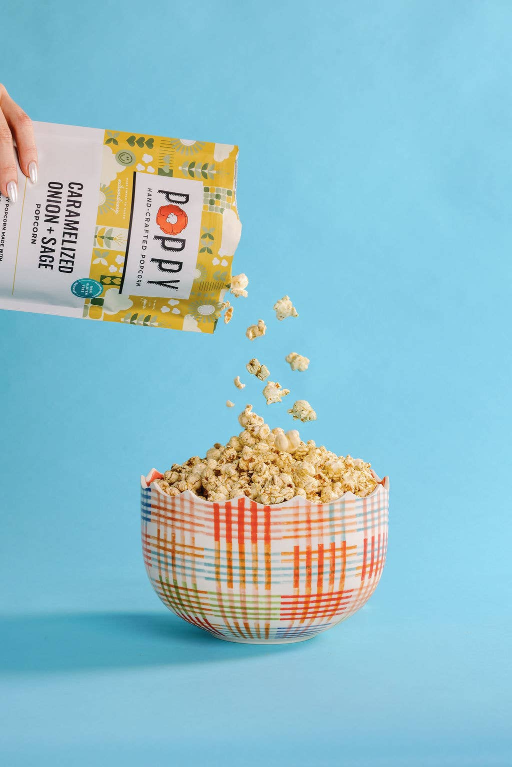 Caramelized Onion + Sage Popcorn - Merry PigletsPoppy Hand-Crafted Popcorn