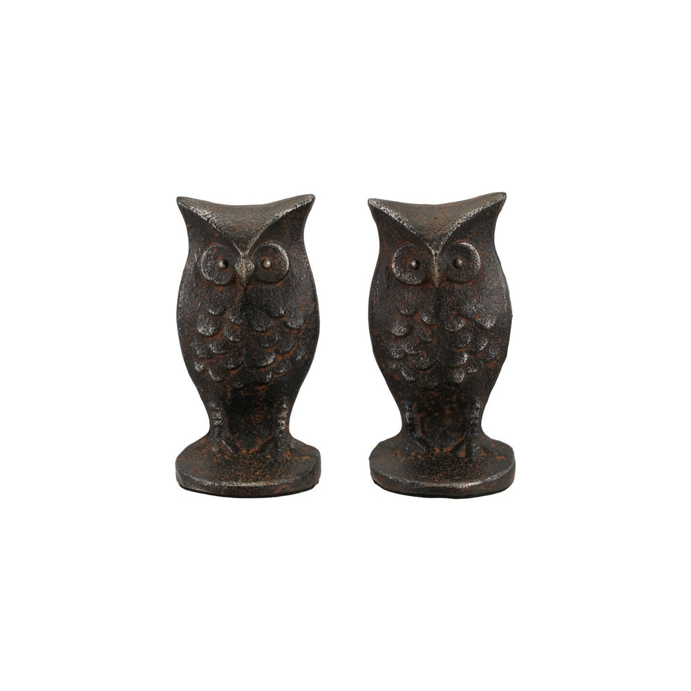 Cast Iron Owl Bookends - Merry PigletsCreative Co-Op