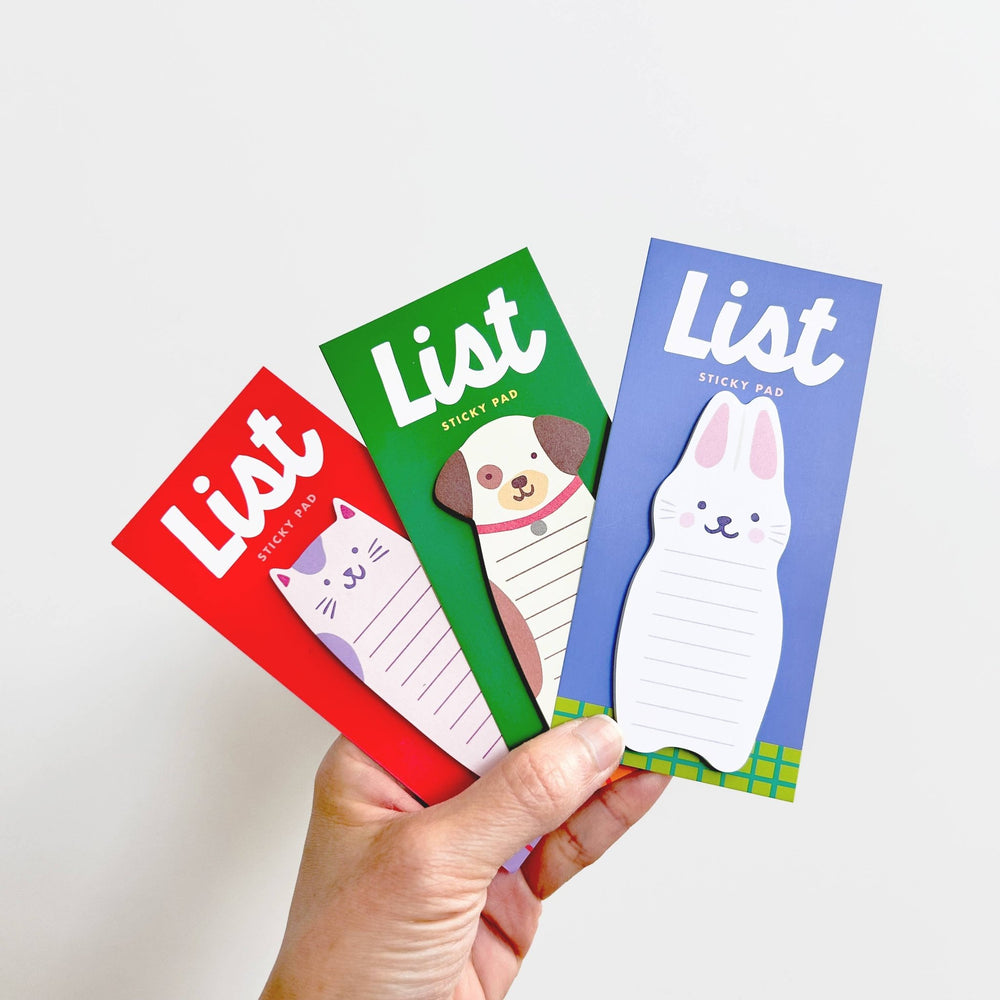 Cat List Pad - Merry PigletsGirl of All Work