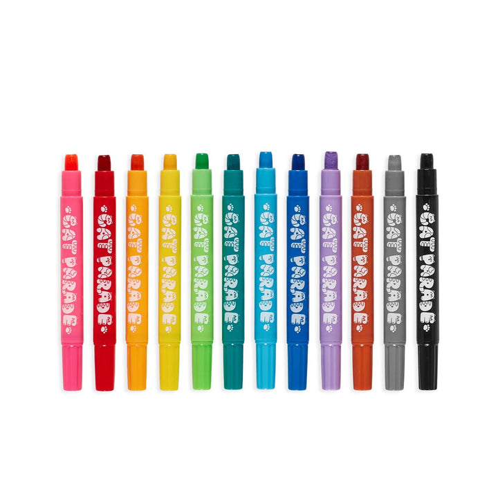 Cat Parade Gel Crayons - Merry PigletsOOLY