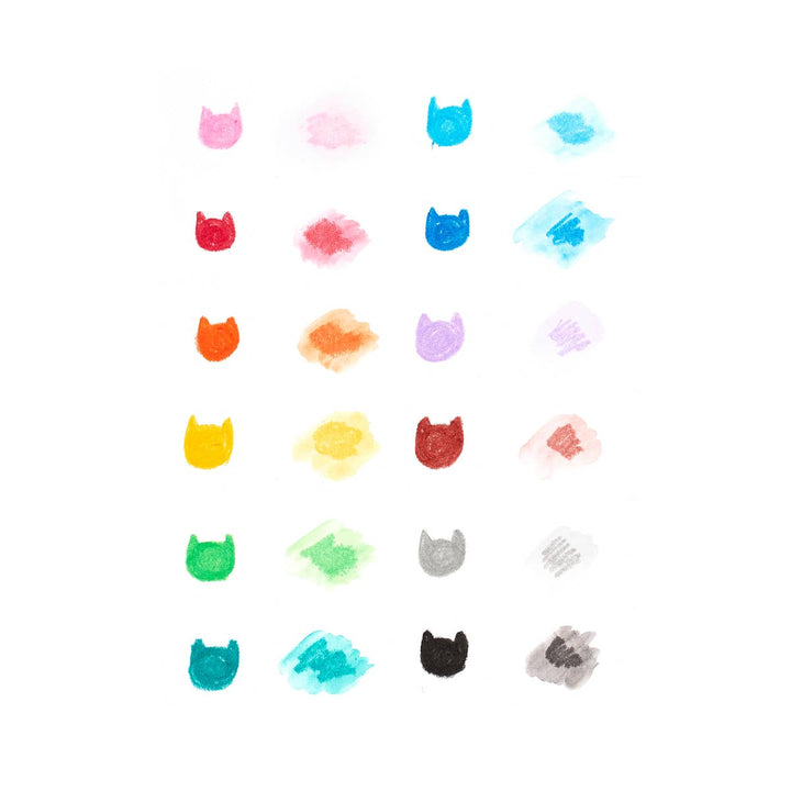 Cat Parade Gel Crayons - Merry PigletsOOLY