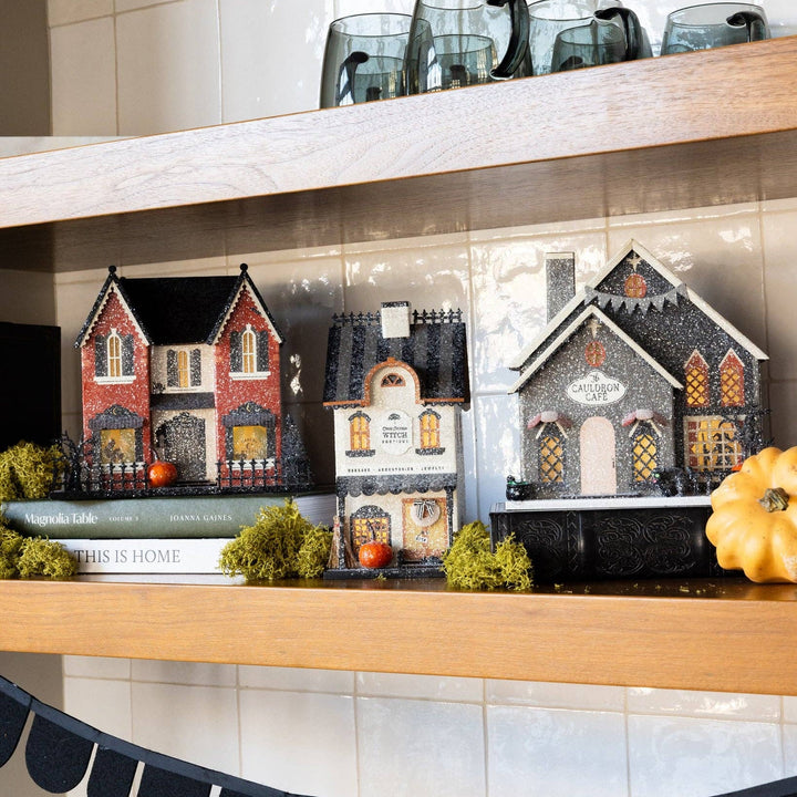 Cauldron Café Halloween Village House - Merry PigletsMy Mind’s Eye