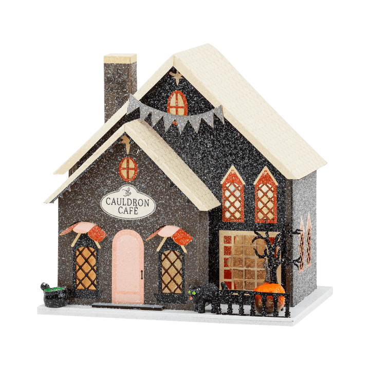 Cauldron Café Halloween Village House - Merry PigletsMy Mind’s Eye