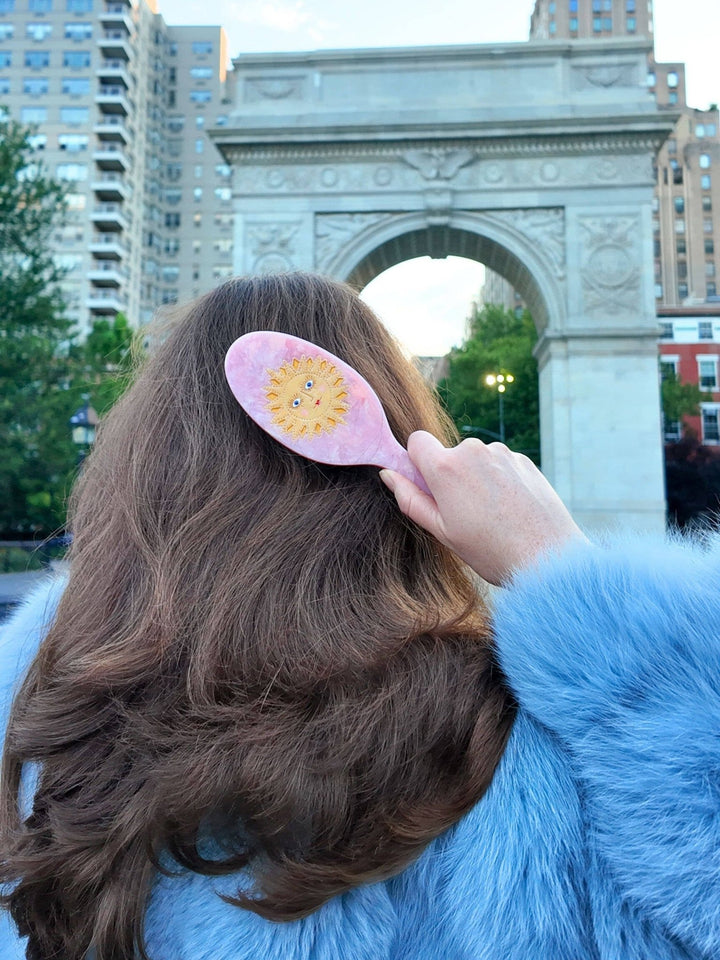 Celestial Sun Amazing Hair Day Brush - Merry PigletsSolar Eclipse