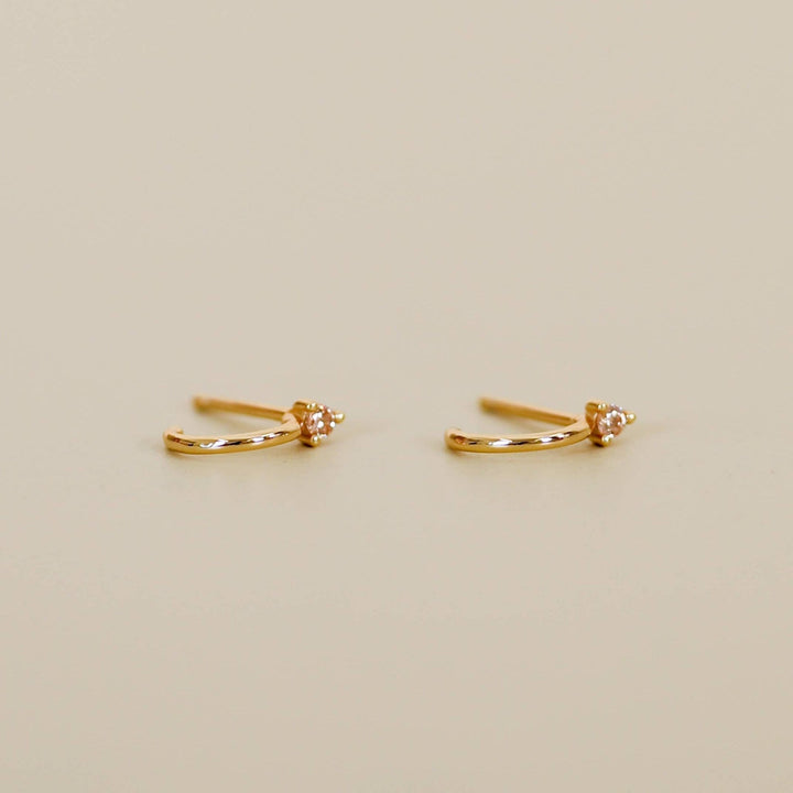 Champagne Mini Hoop Earrings - Merry PigletsJaxKelly