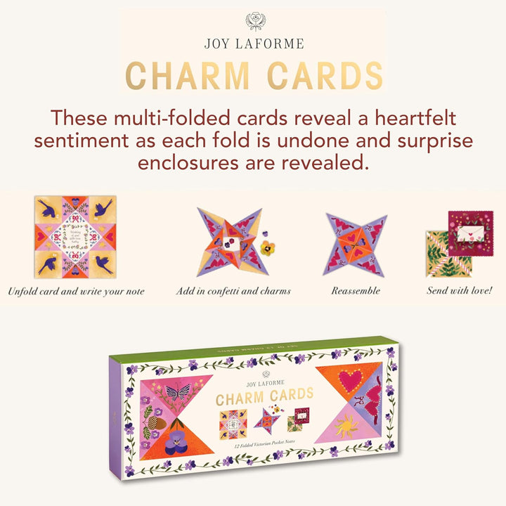 Charm Cards Pocket Note Set - Merry PigletsChronicle Books