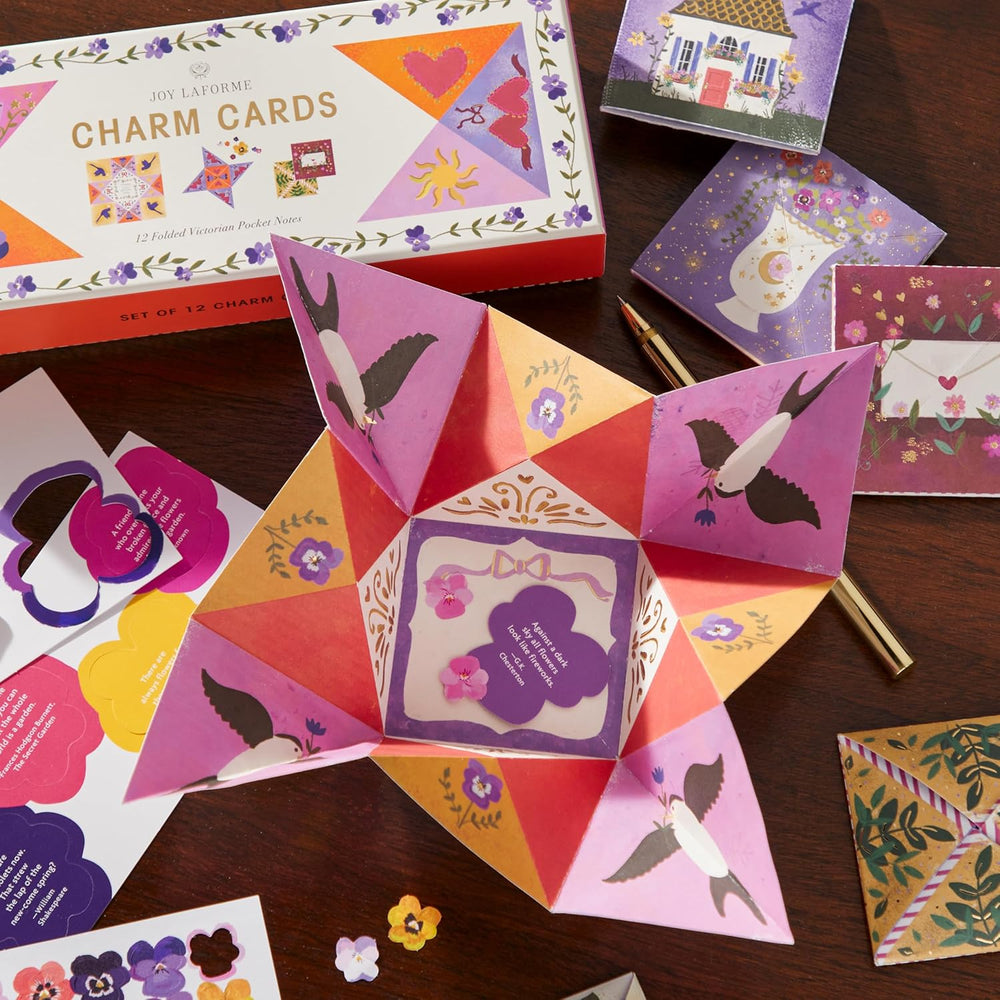 Charm Cards Pocket Note Set - Merry PigletsChronicle Books