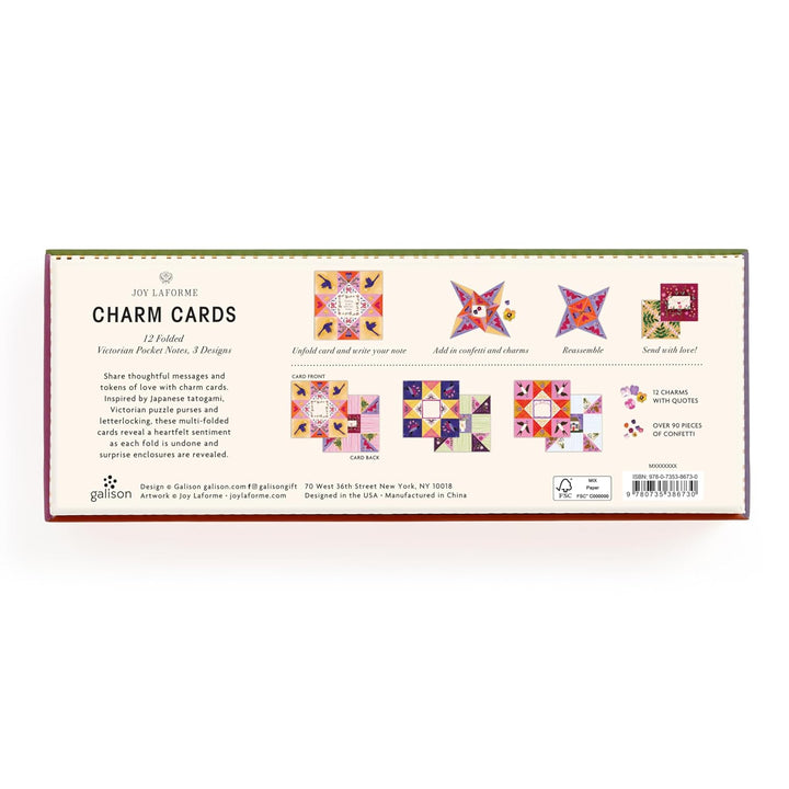 Charm Cards Pocket Note Set - Merry PigletsChronicle Books