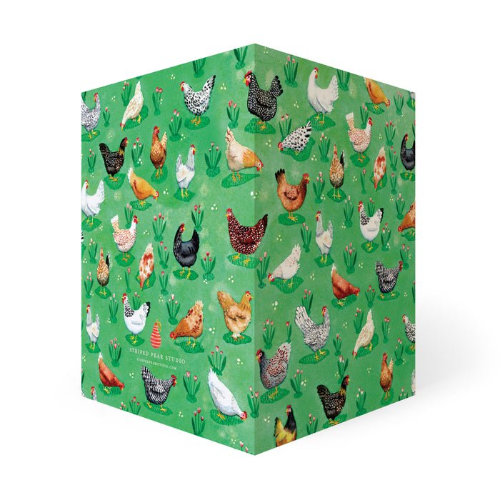 Chicken Notecards - Merry PigletsSkandisk