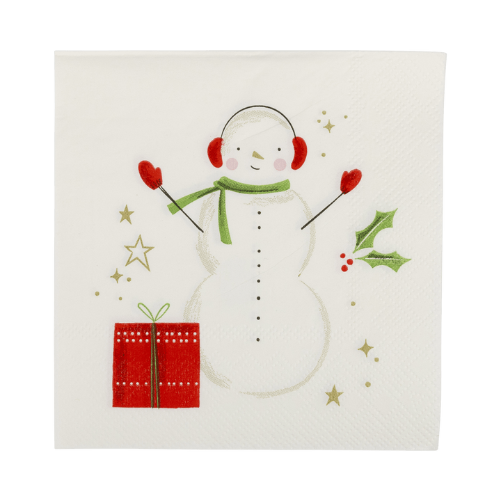 Christmas Icons Cocktail Napkins - Merry PigletsMy Mind’s Eye