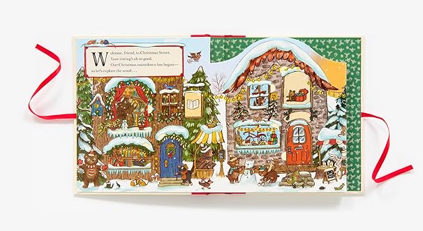 Christmas is Coming to Town: A Foldout Christmas Village & Advent Calendar - Merry PigletsSimon & Schuster