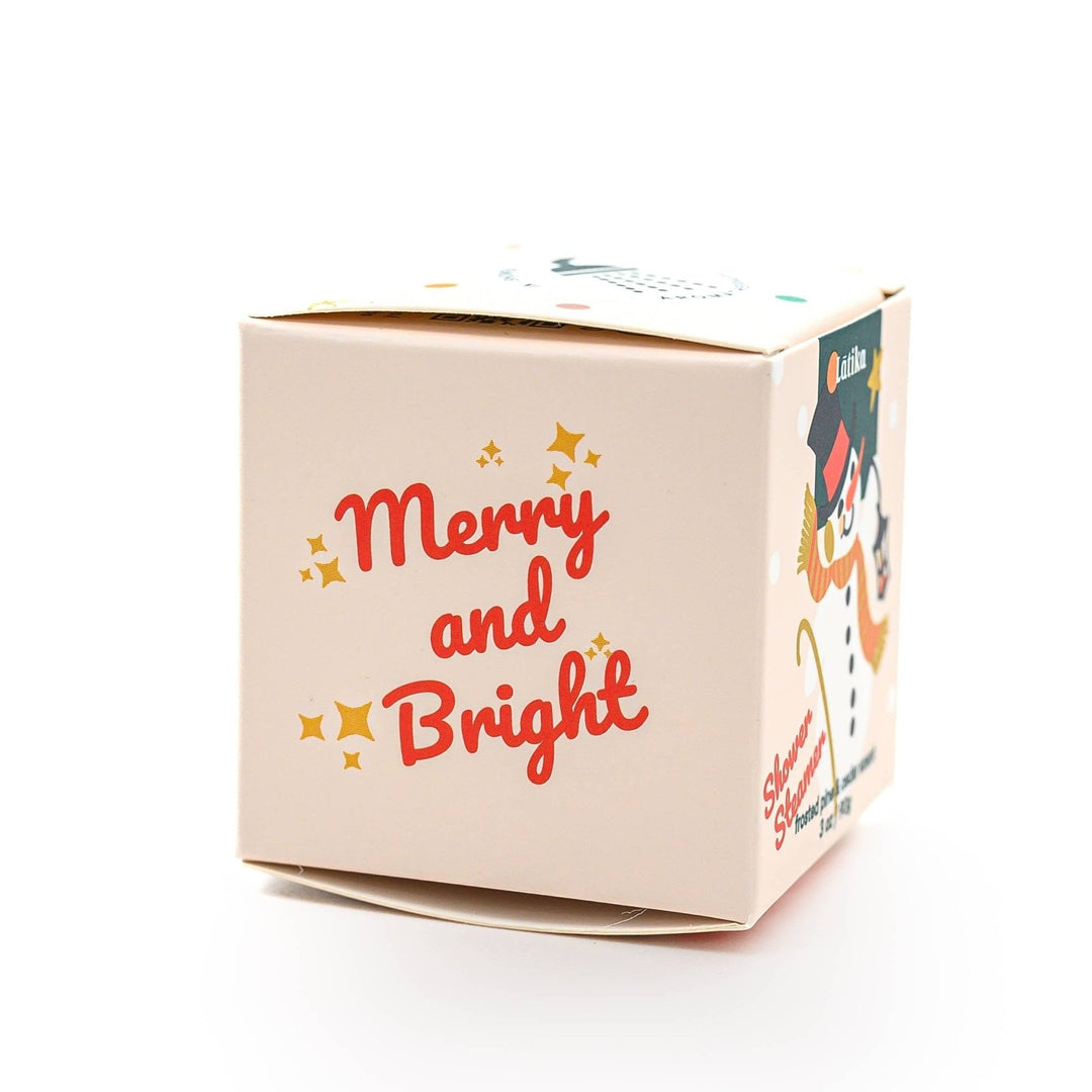 Christmas Snow Shower Steamer Cube - Merry PigletsLatika Beauty