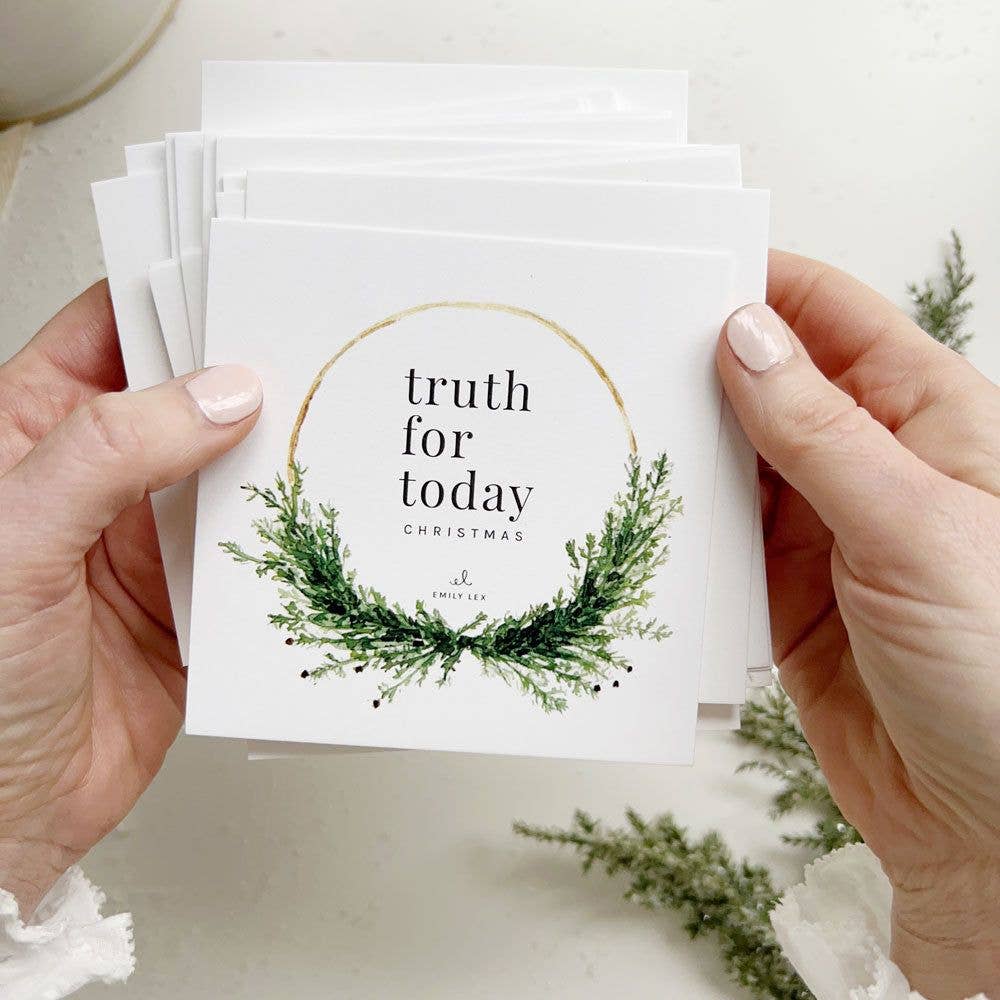 Christmas Truth for Today Cards - Merry Pigletsemily lex studio