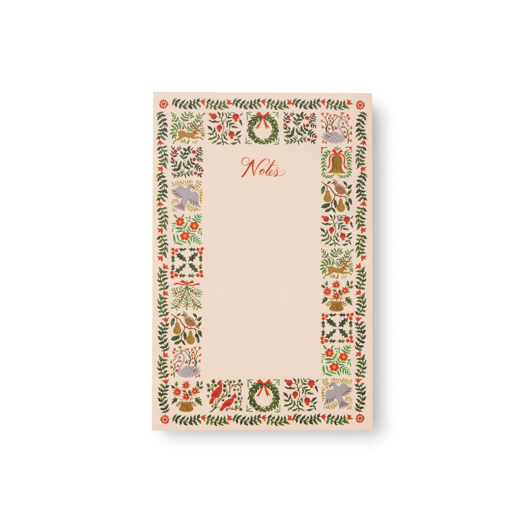 Christmastide Notepad - Merry PigletsRifle Paper Co.